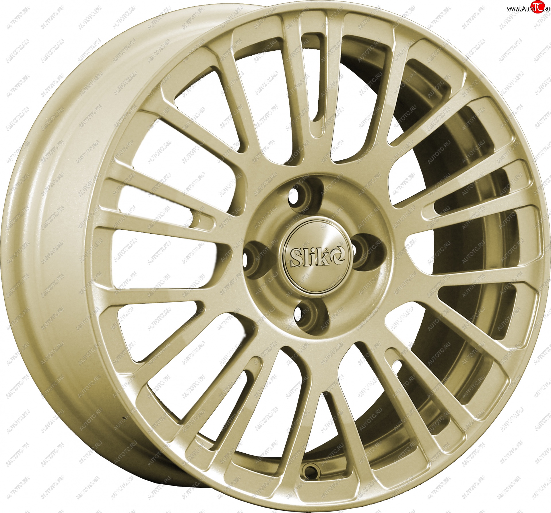 11 899 р. Кованый диск Slik Classik 6.5x15 (Металлик золотой)   (Цвет: Металлик золотой)  с доставкой в г. Воронеж
