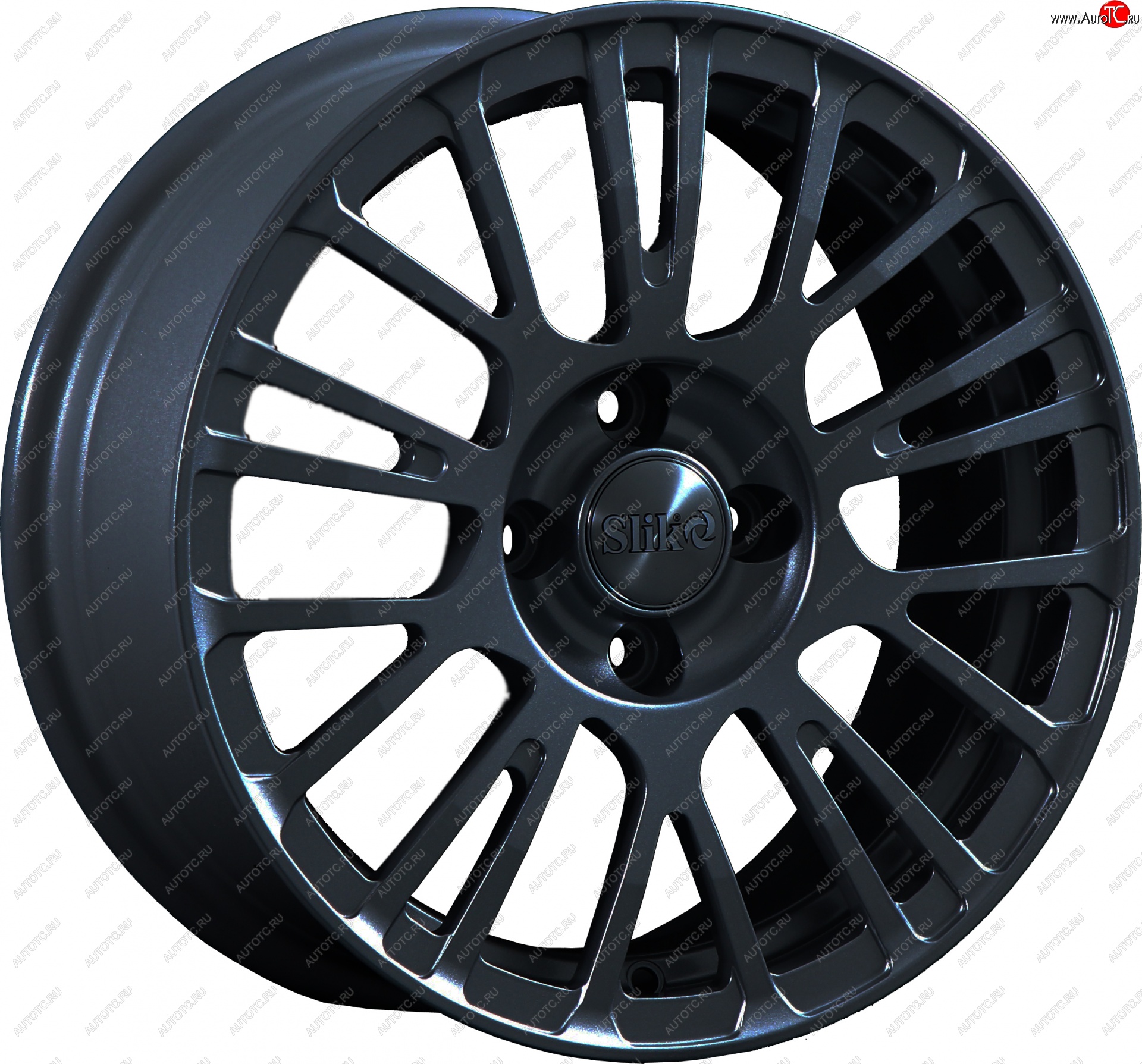 11 899 р. Кованый диск Slik Classik 6.5x15 (Черный глянцевый)   (Цвет: Черный глянцевый)  с доставкой в г. Воронеж
