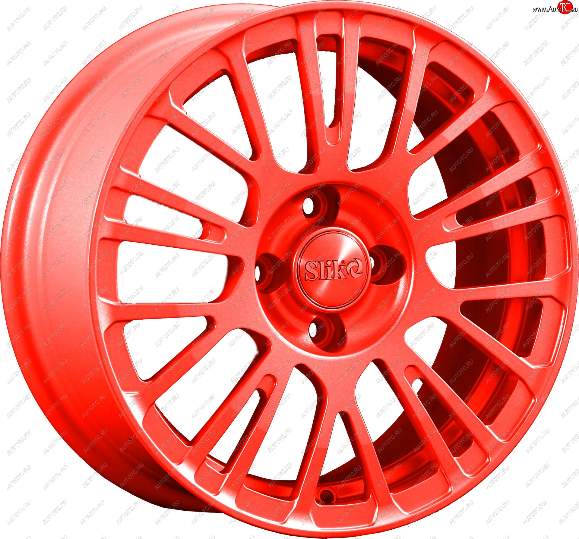 11 899 р. Кованый диск Slik Classik 6.5x15 (RAL 3026 ярко-алый)   (Цвет: RAL 3026 ярко-алый)  с доставкой в г. Воронеж
