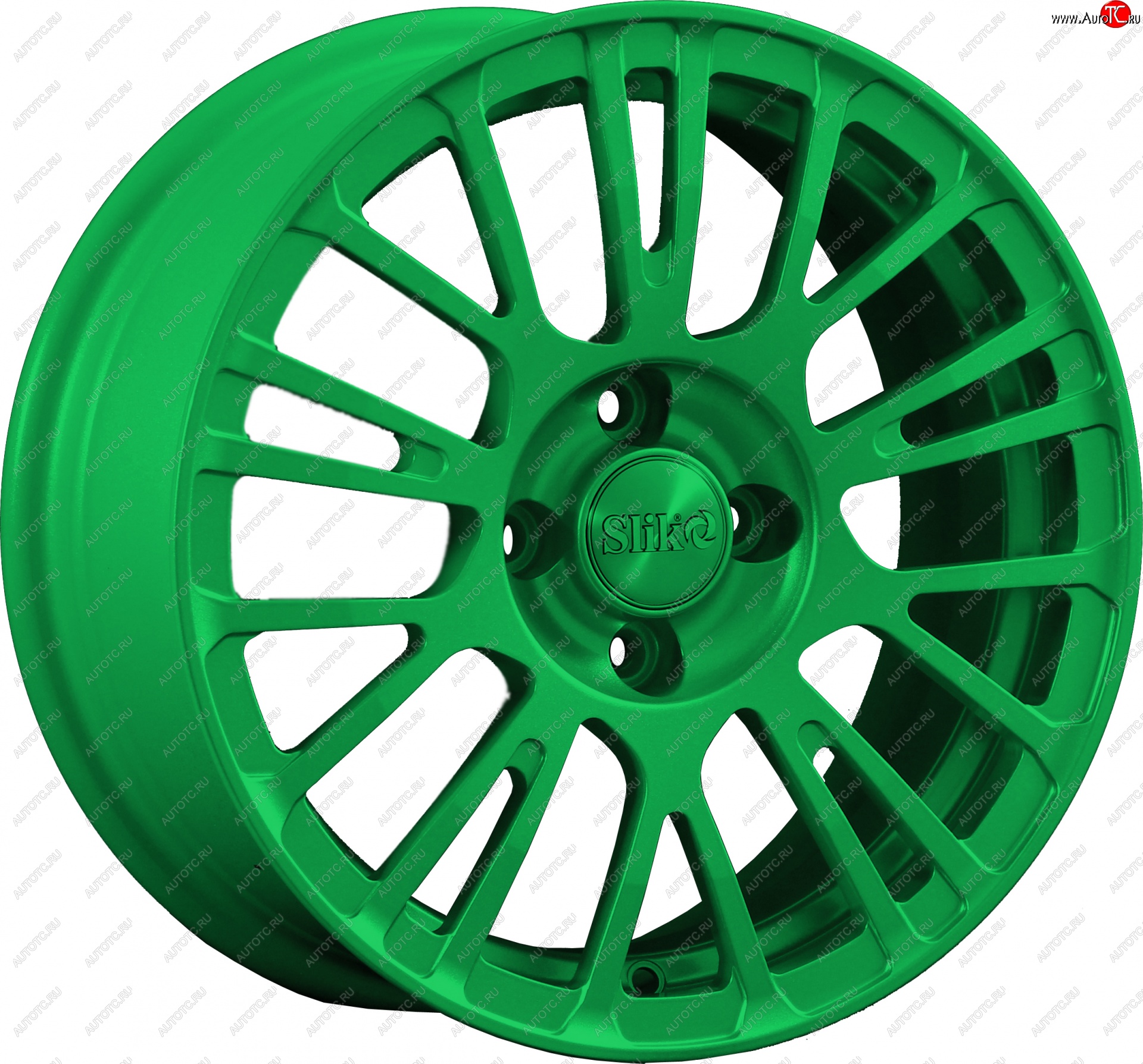 11 899 р. Кованый диск Slik Classik 6.5x15 (Зеленый)   (Цвет: Зеленый)  с доставкой в г. Воронеж