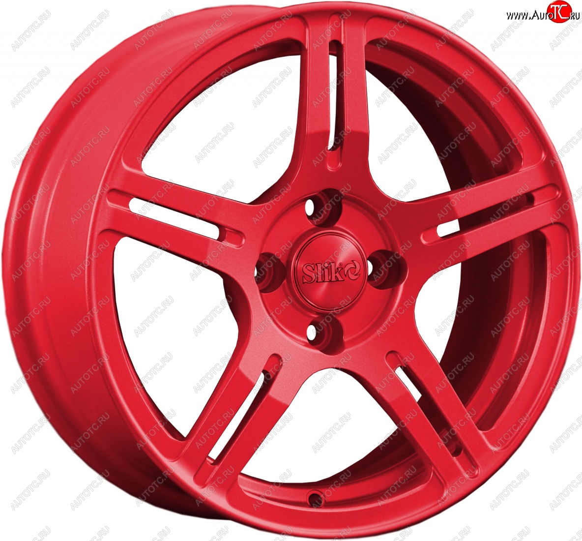15 249 р. Кованый диск Slik Classik 6.5x15 (Candy красный)   (Цвет: Candy красный)  с доставкой в г. Воронеж