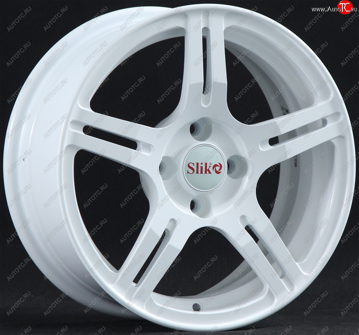 15 249 р. Кованый диск Slik Classik 6.5x15 (Белый)   (Цвет: Белый)  с доставкой в г. Воронеж