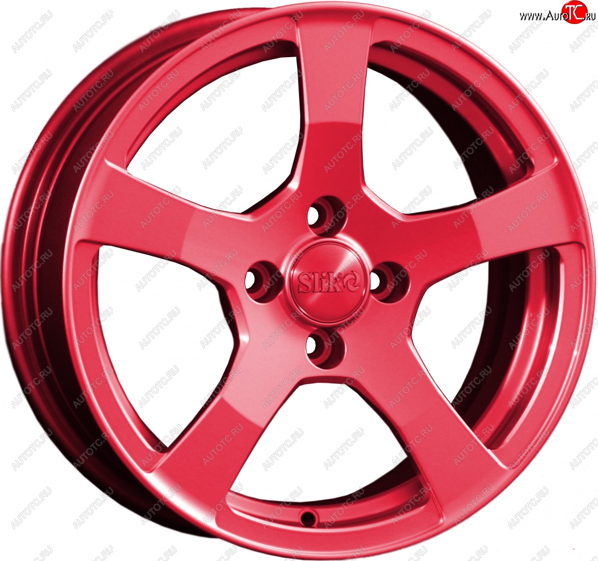 15 599 р. Кованый диск Slik Classik 6.5x15 (Candy рубиновый)   (Цвет: Candy рубиновый)  с доставкой в г. Воронеж