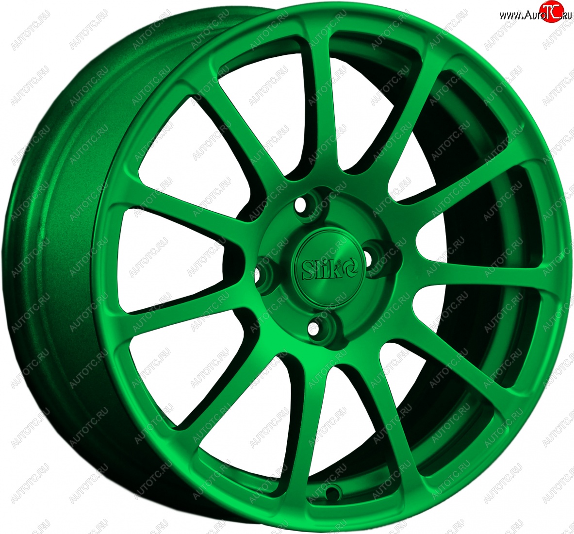 15 599 р. Кованый диск Slik Classik 6.5x15 (Зеленый)   (Цвет: Зеленый)  с доставкой в г. Воронеж