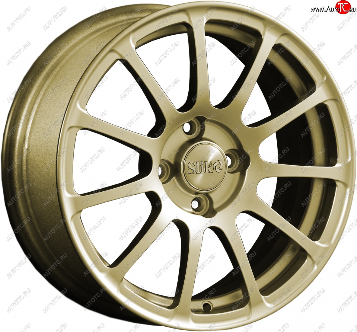 15 599 р. Кованый диск Slik Classik 6.5x15 (Металлик золотой)   (Цвет: Металлик золотой)  с доставкой в г. Воронеж