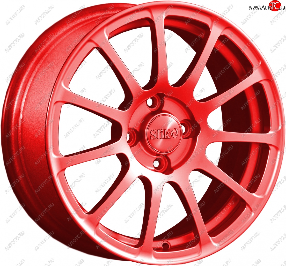 15 599 р. Кованый диск Slik Classik 6.5x15 (Cendy алый)   (Цвет: Cendy алый)  с доставкой в г. Воронеж