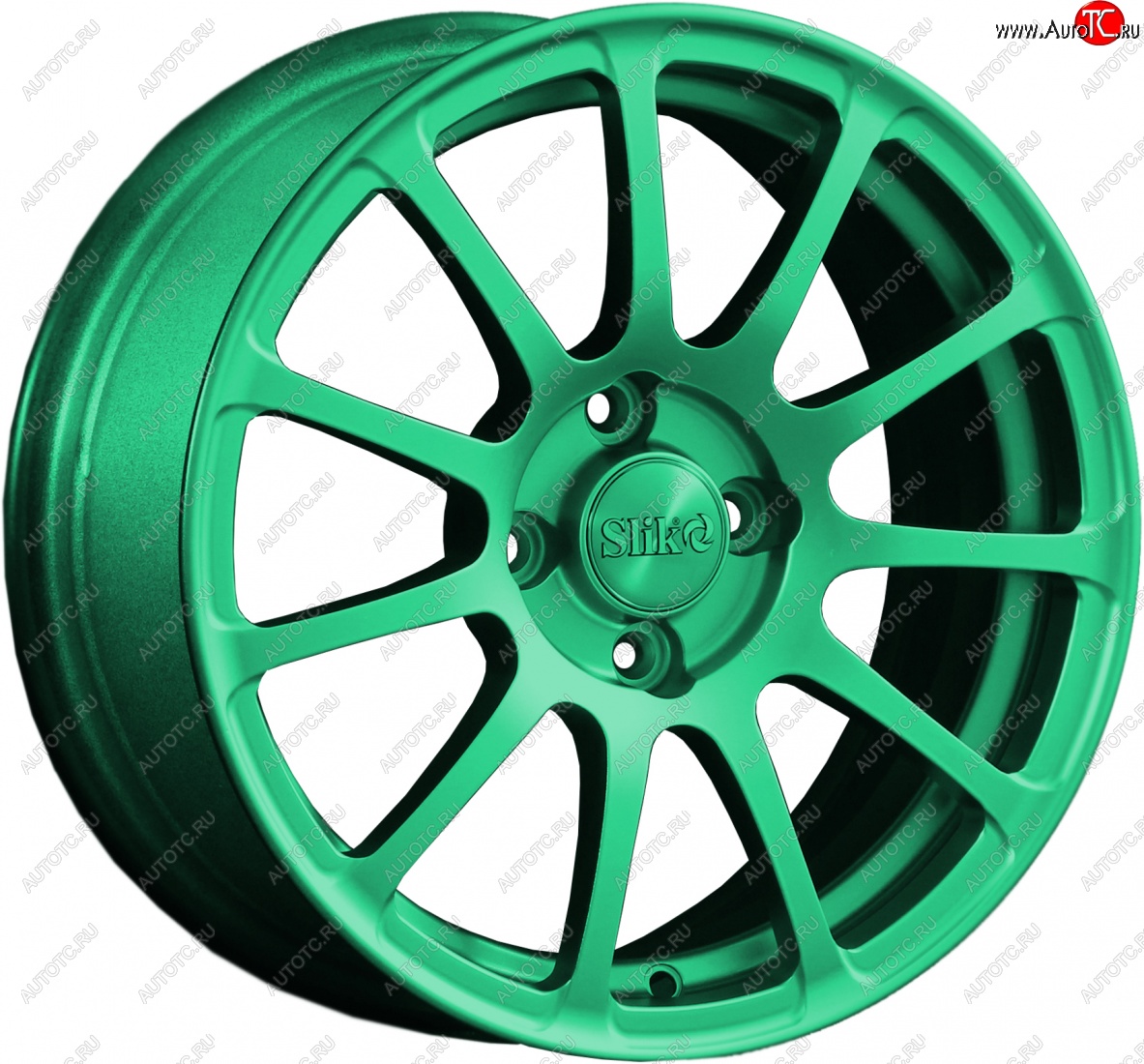 15 599 р. Кованый диск Slik Classik 6.5x15 (Cendy изумрудно-зеленый)   (Цвет: Cendy изумрудно-зеленый)  с доставкой в г. Воронеж