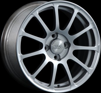 Кованый диск Slik Classik 6.5x15 (Серебристый светлый) Alfa Romeo 156 932 дорестайлинг, седан (1996-2002) 4x98.0xDIA58.1xET38.0