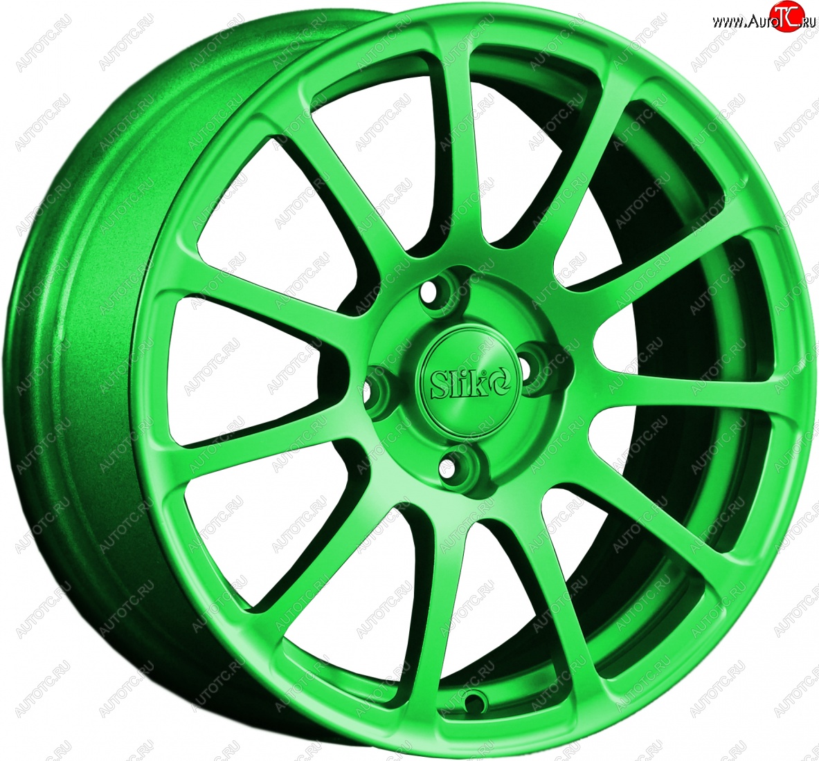 15 599 р. Кованый диск Slik Classik 6.5x15 (RAL 6038 ярко-зеленый)   (Цвет: RAL 6038 ярко-зеленый)  с доставкой в г. Воронеж