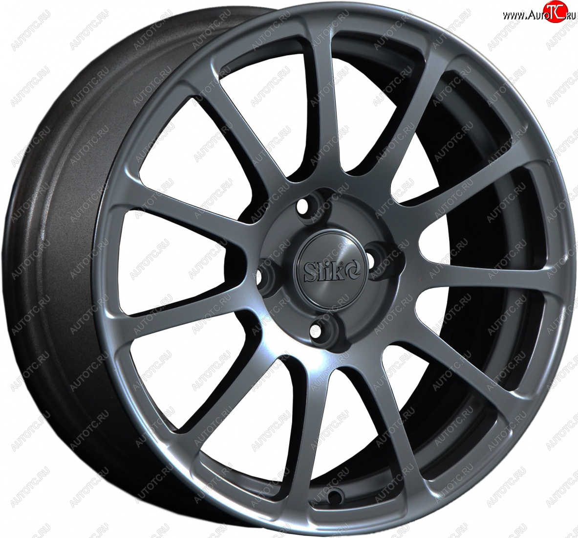 15 599 р. Кованый диск Slik Classik 6.5x15 (Металлик графит матовый)   (Цвет: Металлик графит матовый)  с доставкой в г. Воронеж
