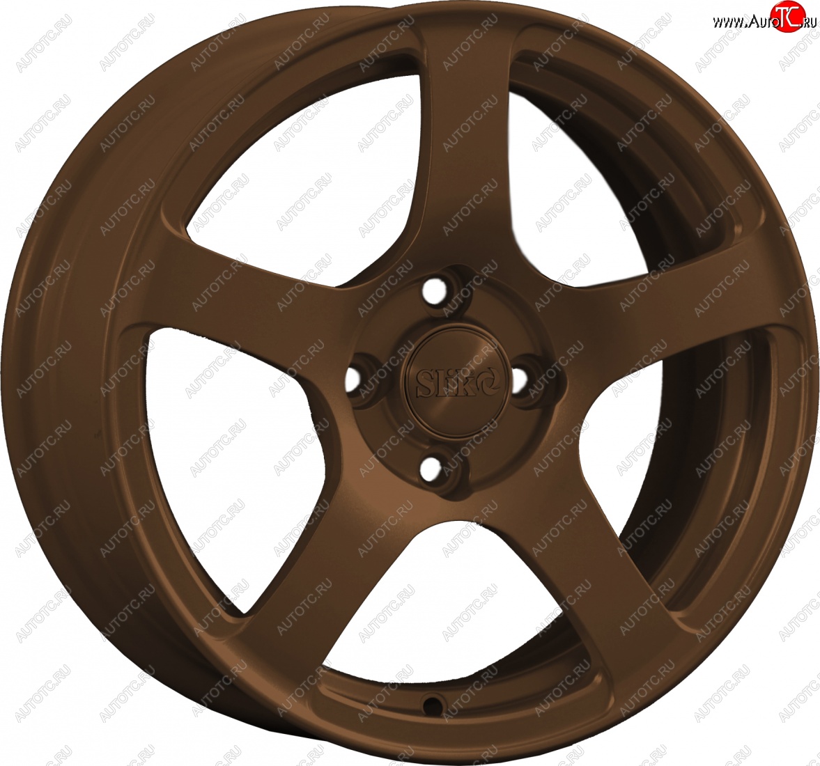 15 249 р. Кованый диск Slik Classik 6.5x15 (Металлик коньячная бронза. Матовый)   (Цвет: Металлик коньячная бронза. Матовый)  с доставкой в г. Воронеж