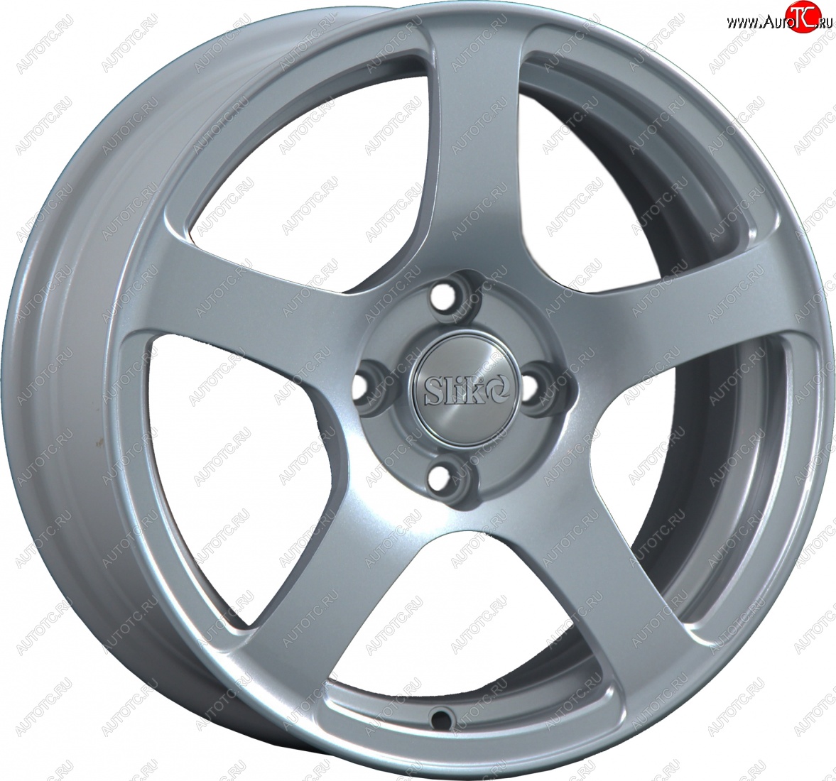 15 249 р. Кованый диск Slik Classik 6.5x15 (Серебристый тёмный)   (Цвет: Серебристый тёмный)  с доставкой в г. Воронеж