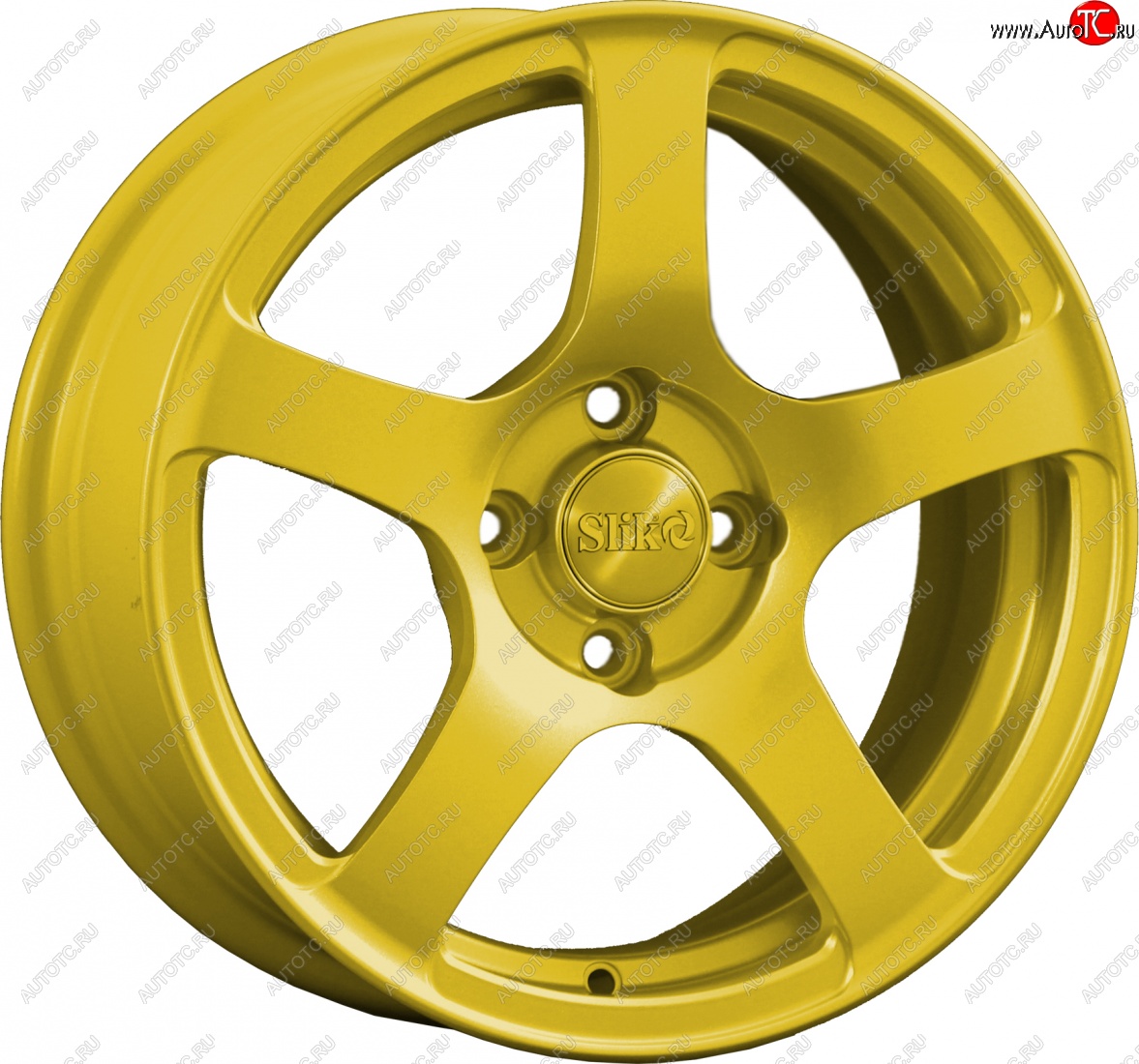15 249 р. Кованый диск Slik Classik 6.5x15 (Ярко-желтый RAL 1021)   (Цвет: Ярко-желтый RAL 1021)  с доставкой в г. Воронеж