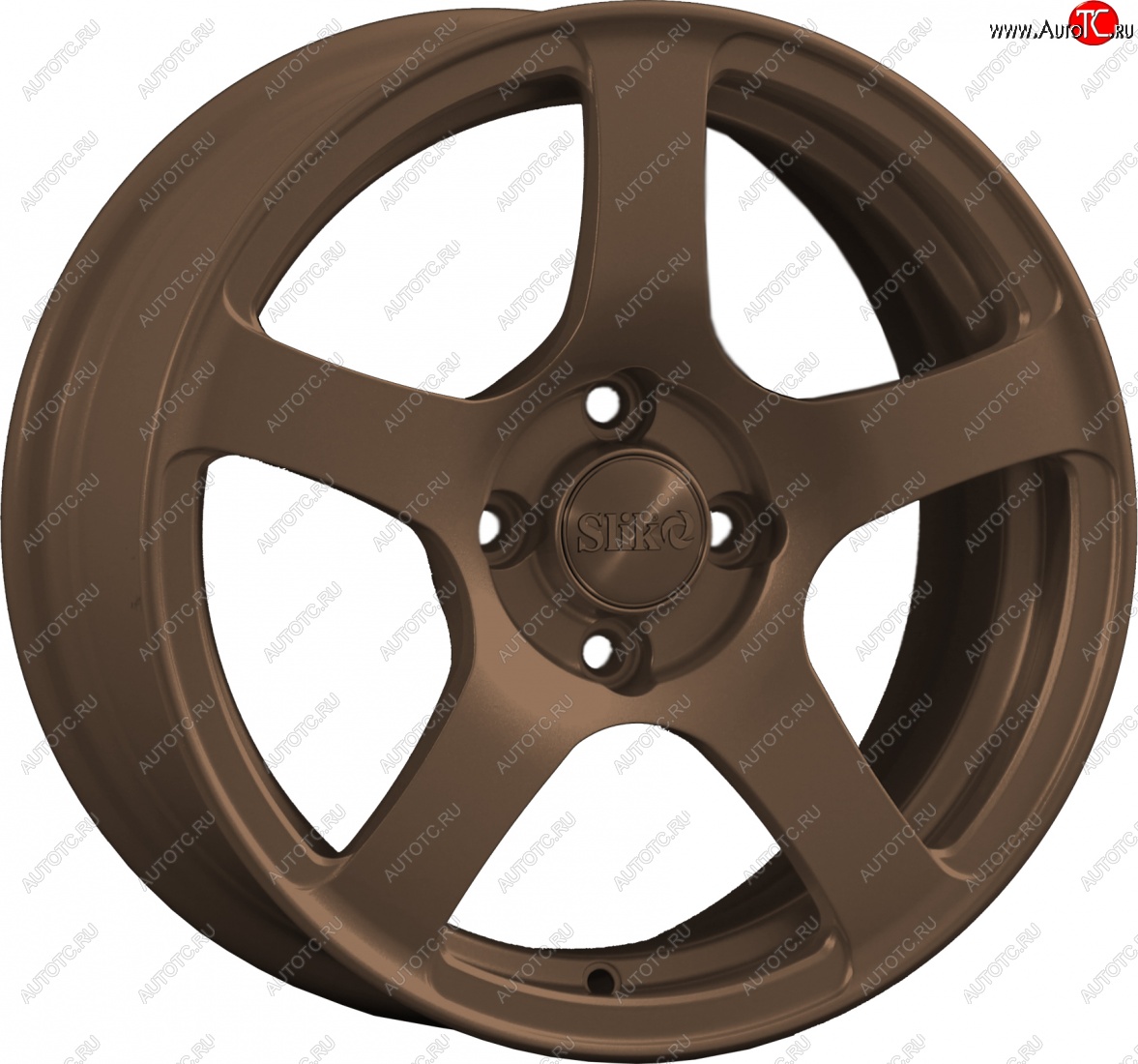 15 249 р. Кованый диск Slik Classik 6.5x15 (Металлик бронза)   (Цвет: Металлик бронза)  с доставкой в г. Воронеж