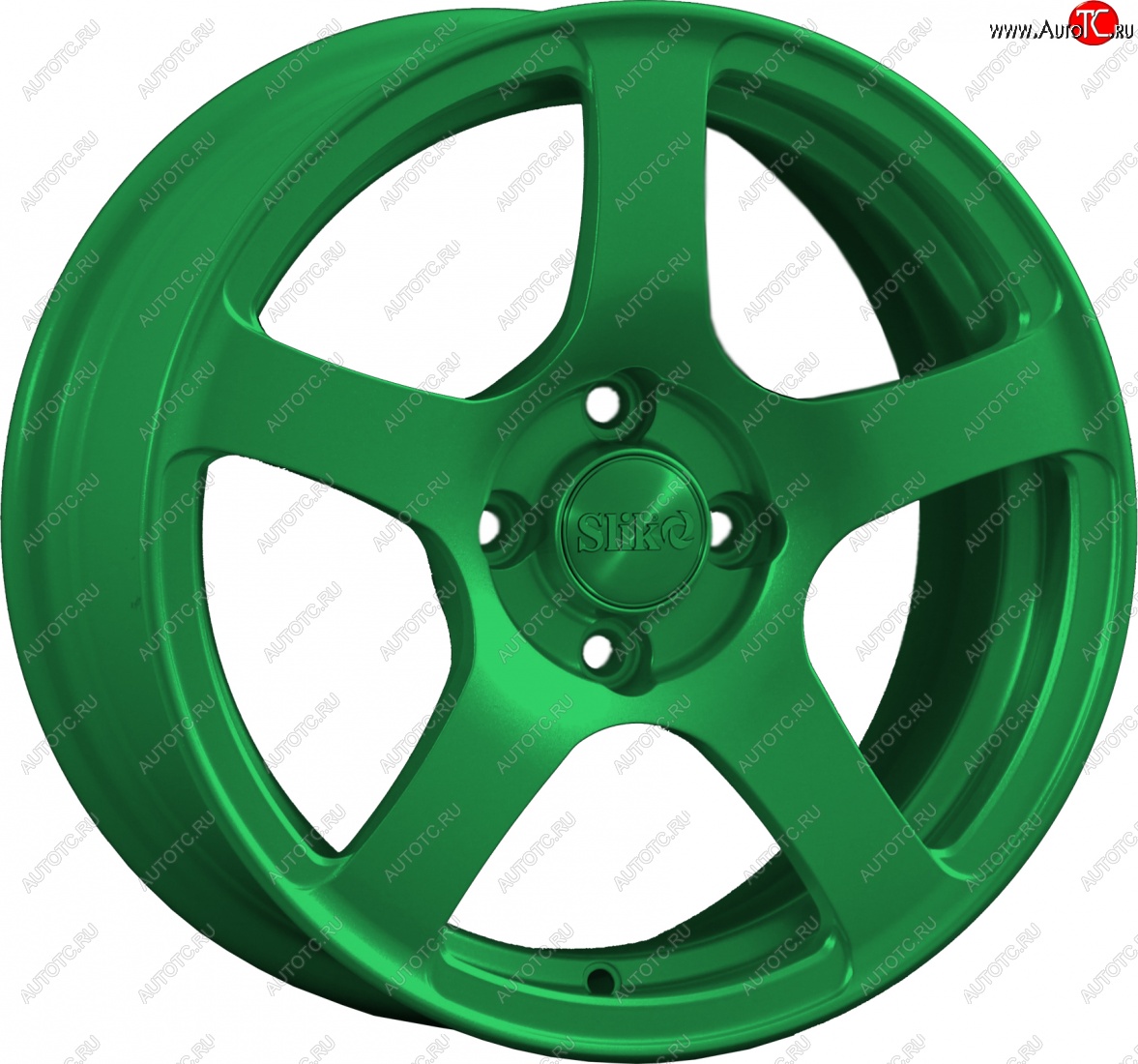 15 249 р. Кованый диск Slik Classik 6.5x15 (Зеленый)   (Цвет: Зеленый)  с доставкой в г. Воронеж