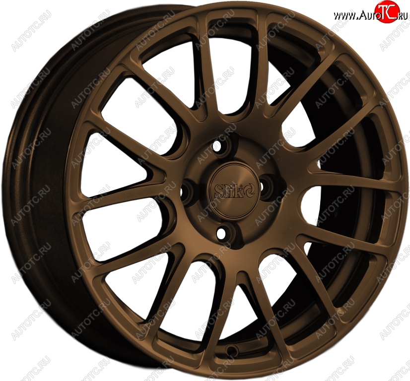15 249 р. Кованый диск Slik Classik 6.5x15 (Металлик коньячная бронза. Матовый)   (Цвет: Металлик коньячная бронза. Матовый)  с доставкой в г. Воронеж
