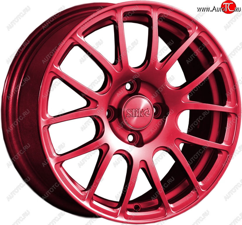 15 249 р. Кованый диск Slik Classik 6.5x15 (Candy рубиновый)   (Цвет: Candy рубиновый)  с доставкой в г. Воронеж