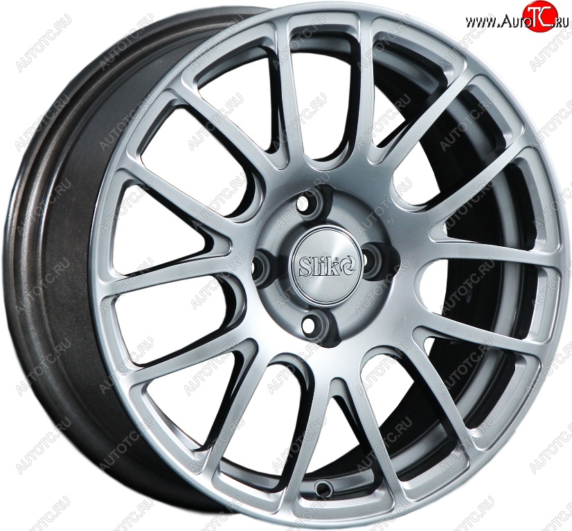 15 249 р. Кованый диск Slik Classik 6.5x15 (Серебристый светлый)   (Цвет: Серебристый светлый)  с доставкой в г. Воронеж