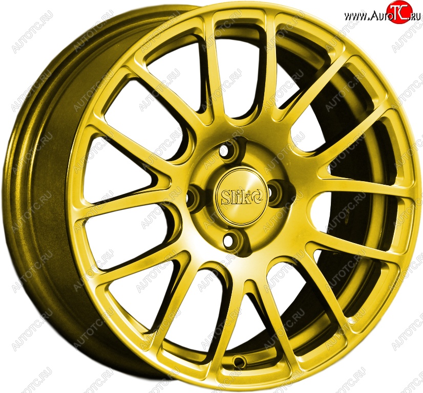 15 249 р. Кованый диск Slik Classik 6.5x15 (Ярко-желтый RAL 1021)   (Цвет: Ярко-желтый RAL 1021)  с доставкой в г. Воронеж