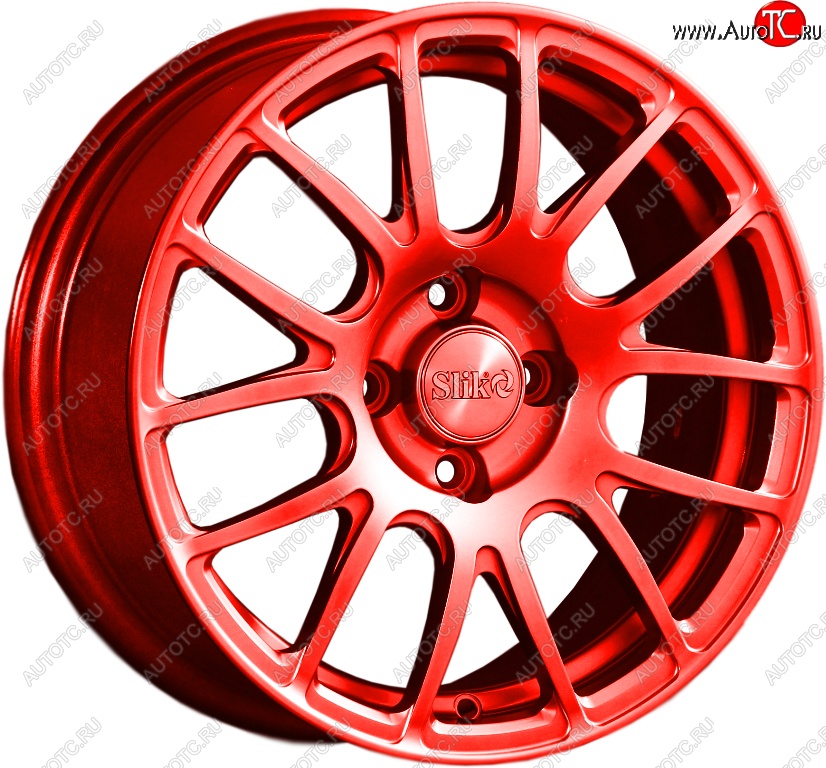 15 249 р. Кованый диск Slik Classik 6.5x15 (RAL 3026 ярко-алый)   (Цвет: RAL 3026 ярко-алый)  с доставкой в г. Воронеж