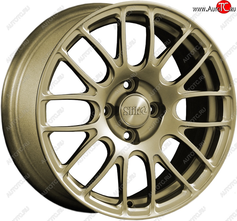 11 899 р. Кованый диск Slik Classik 6.5x15 (Металлик золотой)   (Цвет: Металлик золотой)  с доставкой в г. Воронеж