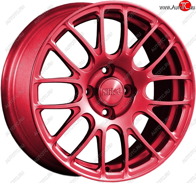 11 899 р. Кованый диск Slik Classik 6.5x15 (Candy рубиновый)   (Цвет: Candy рубиновый)  с доставкой в г. Воронеж