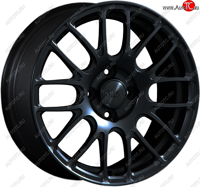 11 899 р. Кованый диск Slik Classik 6.5x15 (Черный матовый)   (Цвет: Черный матовый)  с доставкой в г. Воронеж