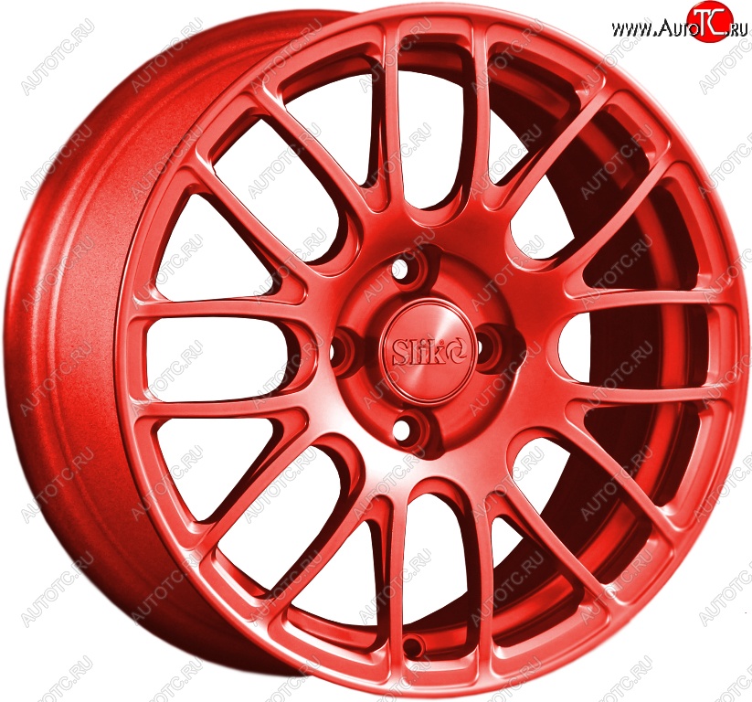 11 899 р. Кованый диск Slik Classik 6.5x15 (RAL 3026 ярко-алый)   (Цвет: RAL 3026 ярко-алый)  с доставкой в г. Воронеж