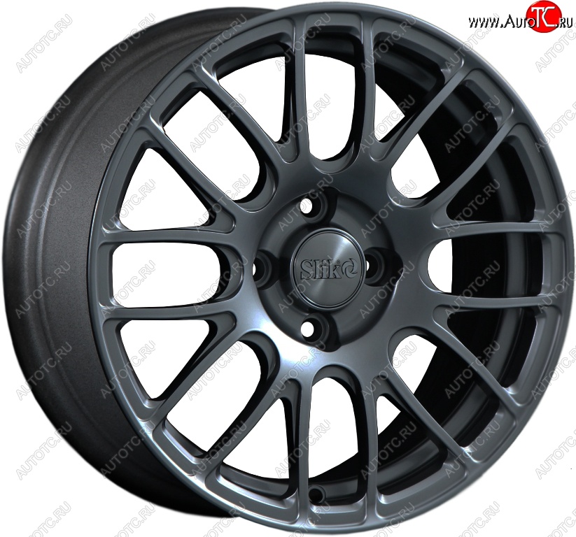 11 899 р. Кованый диск Slik Classik 6.5x15 (Металлик графит матовый)   (Цвет: Металлик графит матовый)  с доставкой в г. Воронеж