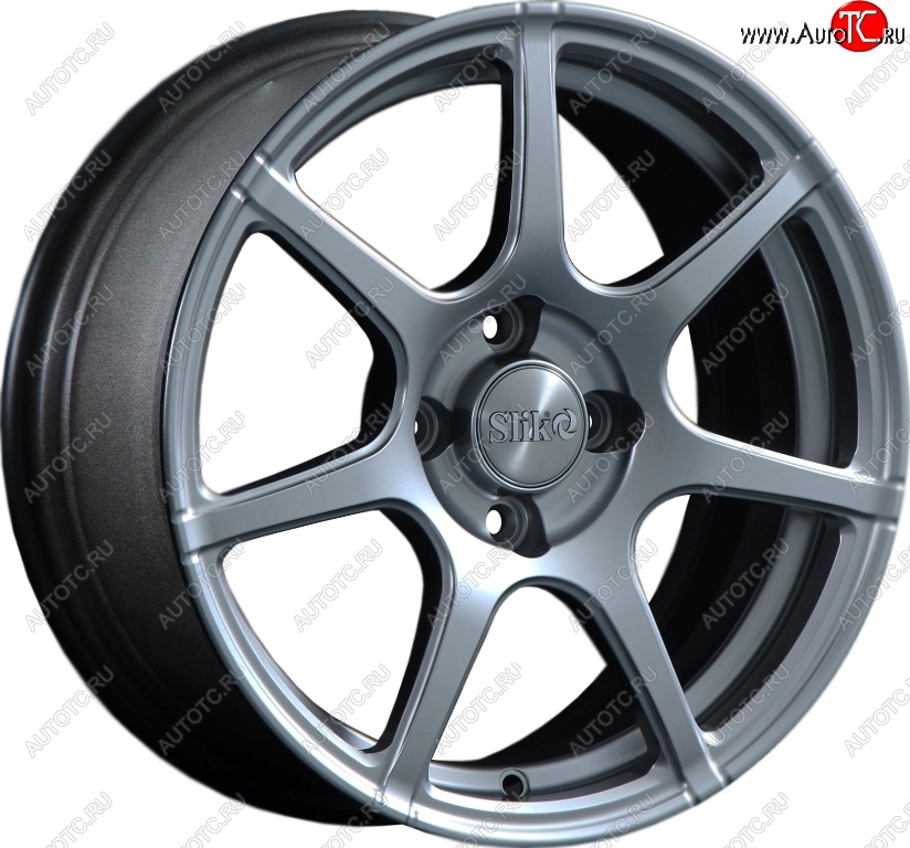 15 249 р. Кованый диск Slik Classik 6.5x15 (Серебристый тёмный)   (Цвет: Серебристый тёмный)  с доставкой в г. Воронеж