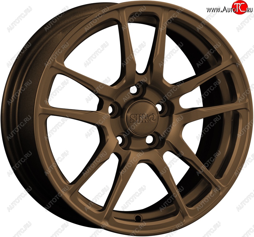 15 249 р. Кованый диск Slik Classik 6.5x15 (Металлик коньячная бронза. Матовый)   (Цвет: Металлик коньячная бронза. Матовый)  с доставкой в г. Воронеж
