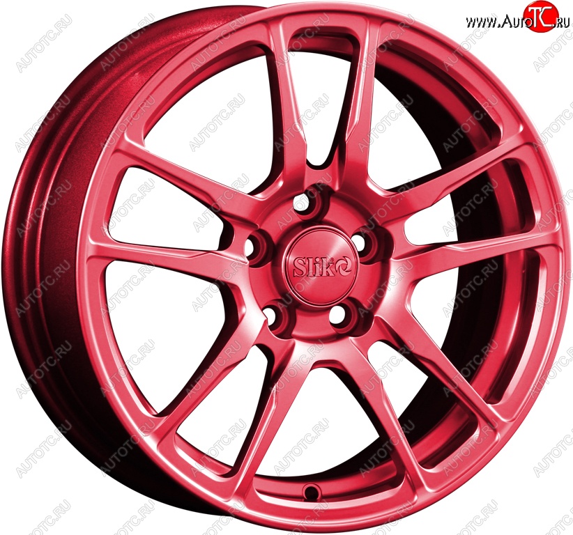 15 249 р. Кованый диск Slik Classik 6.5x15 (Candy рубиновый)   (Цвет: Candy рубиновый)  с доставкой в г. Воронеж