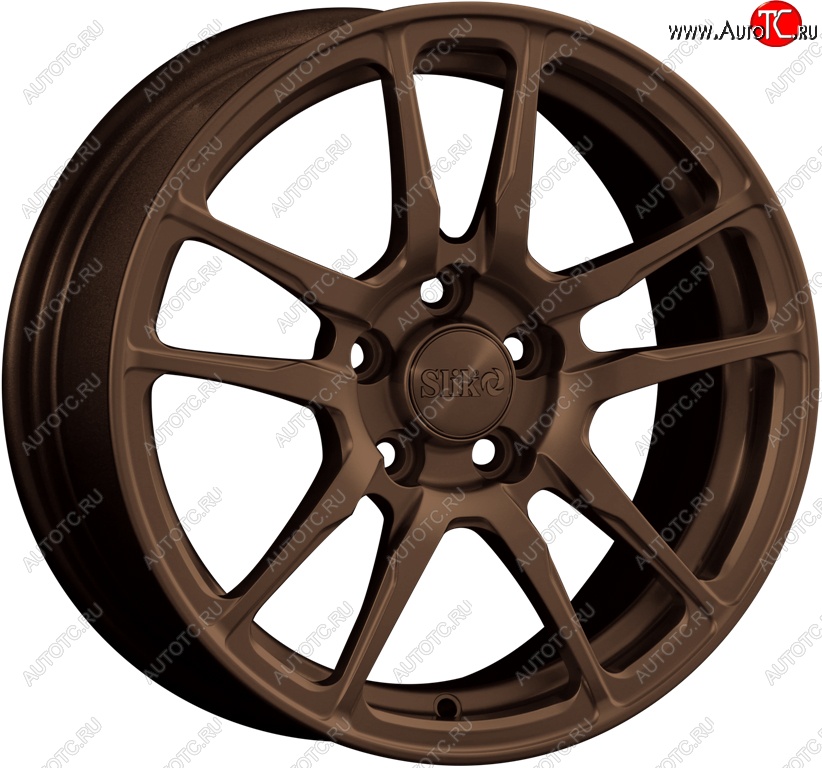 15 249 р. Кованый диск Slik Classik 6.5x15 (Металлик бронза)   (Цвет: Металлик бронза)  с доставкой в г. Воронеж