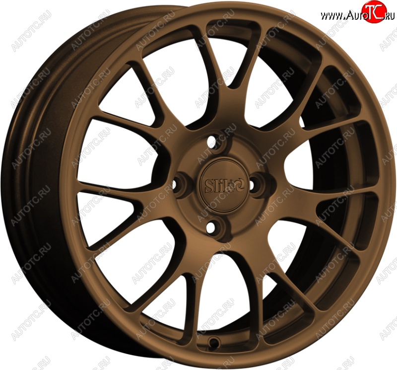 15 249 р. Кованый диск Slik Classik 6.5x15 (Металлик коньячная бронза. Матовый)   (Цвет: Металлик коньячная бронза. Матовый)  с доставкой в г. Воронеж