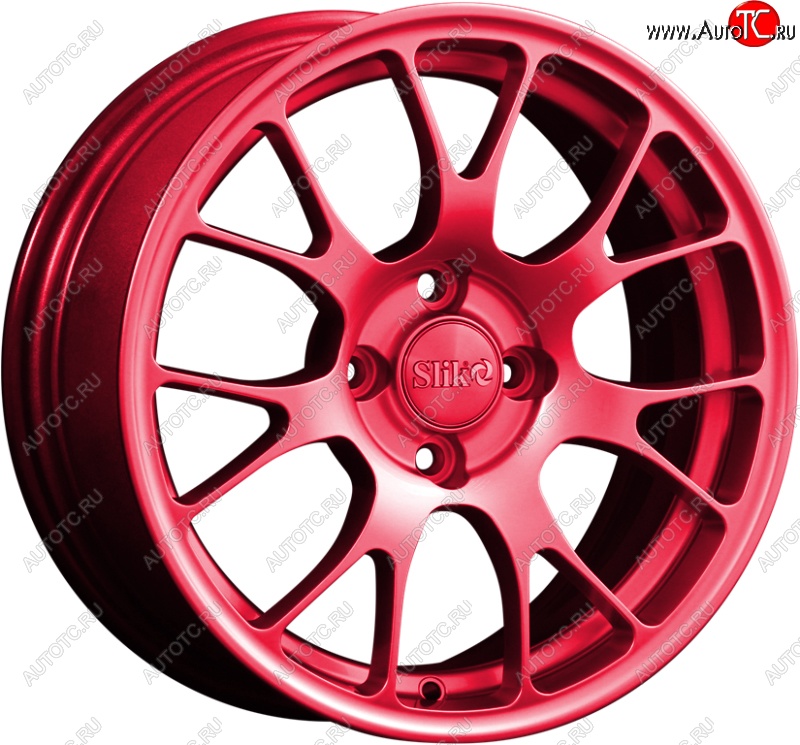 15 249 р. Кованый диск Slik Classik 6.5x15 (Candy рубиновый)   (Цвет: Candy рубиновый)  с доставкой в г. Воронеж