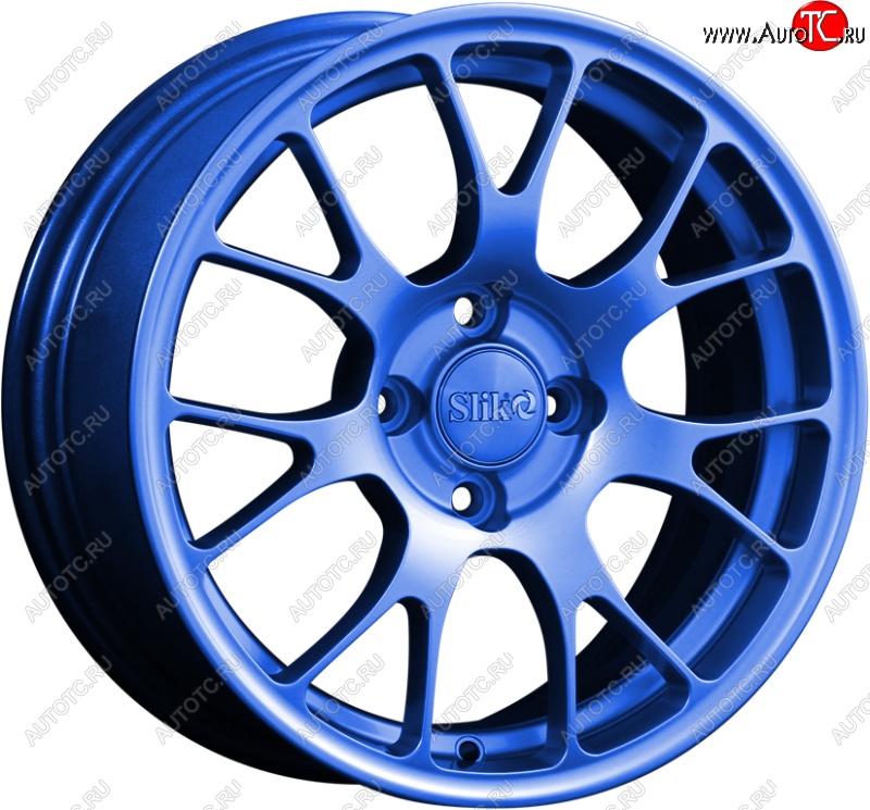 15 249 р. Кованый диск Slik Classik 6.5x15 (Синий)   (Цвет: Синий)  с доставкой в г. Воронеж
