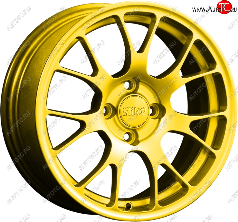 15 249 р. Кованый диск Slik Classik 6.5x15 (Ярко-желтый RAL 1021)   (Цвет: Ярко-желтый RAL 1021)  с доставкой в г. Воронеж