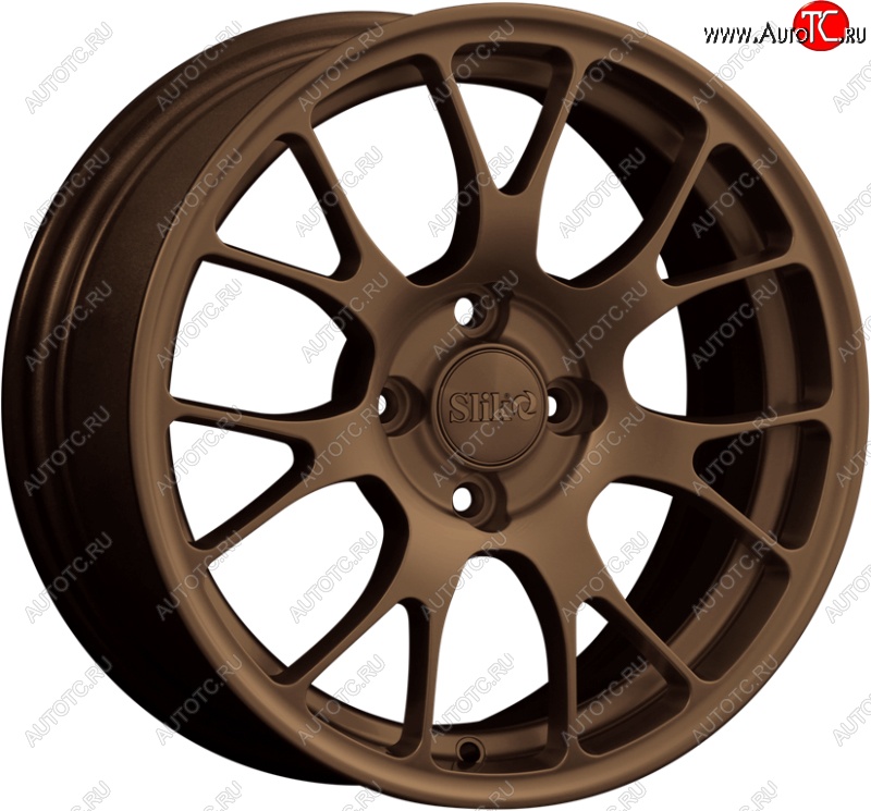 15 249 р. Кованый диск Slik Classik 6.5x15 (Металлик бронза)   (Цвет: Металлик бронза)  с доставкой в г. Воронеж