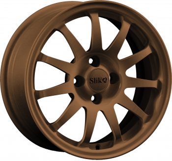 Кованый диск Slik Classik 6.5x15 (Металлик коньячная бронза. Матовый) KIA Stonic (2017-2025) 4x100.0xDIA54.1xET46.0
