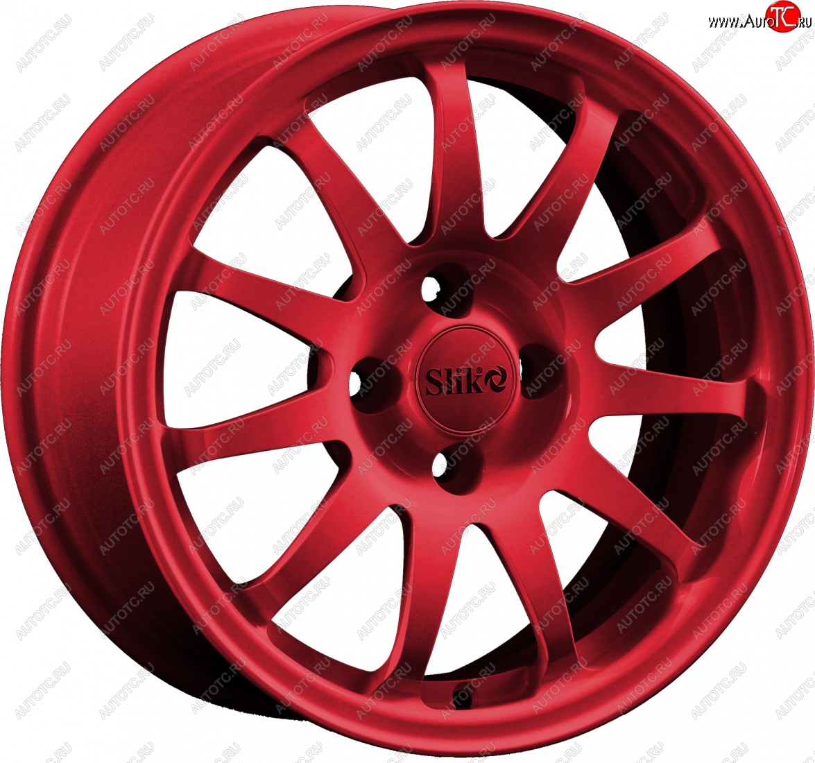 15 249 р. Кованый диск Slik Classik 6.5x15 (Candy красный)   (Цвет: Candy красный)  с доставкой в г. Воронеж