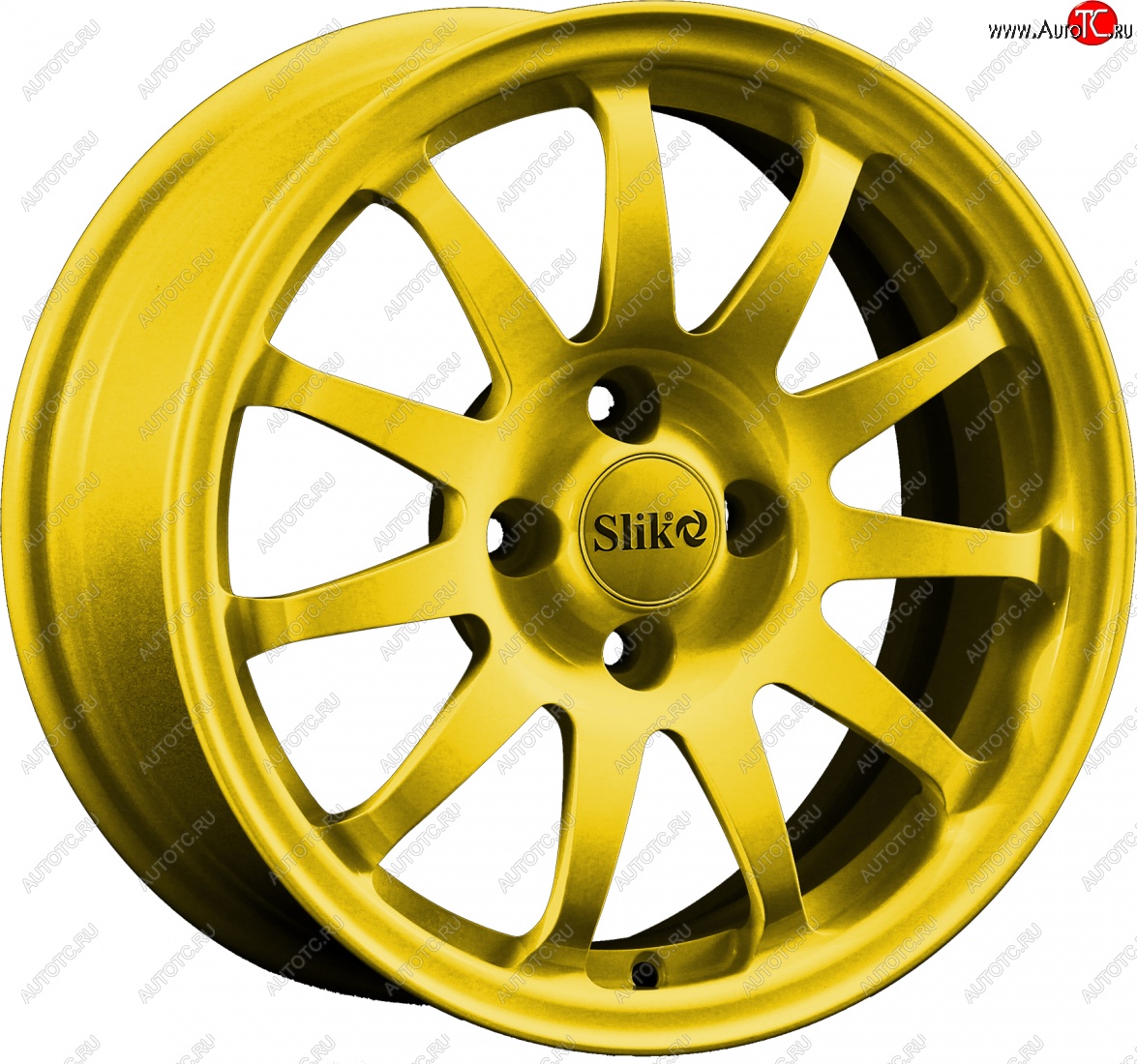 15 249 р. Кованый диск Slik Classik 6.5x15 (Ярко-желтый RAL 1021)   (Цвет: Ярко-желтый RAL 1021)  с доставкой в г. Воронеж