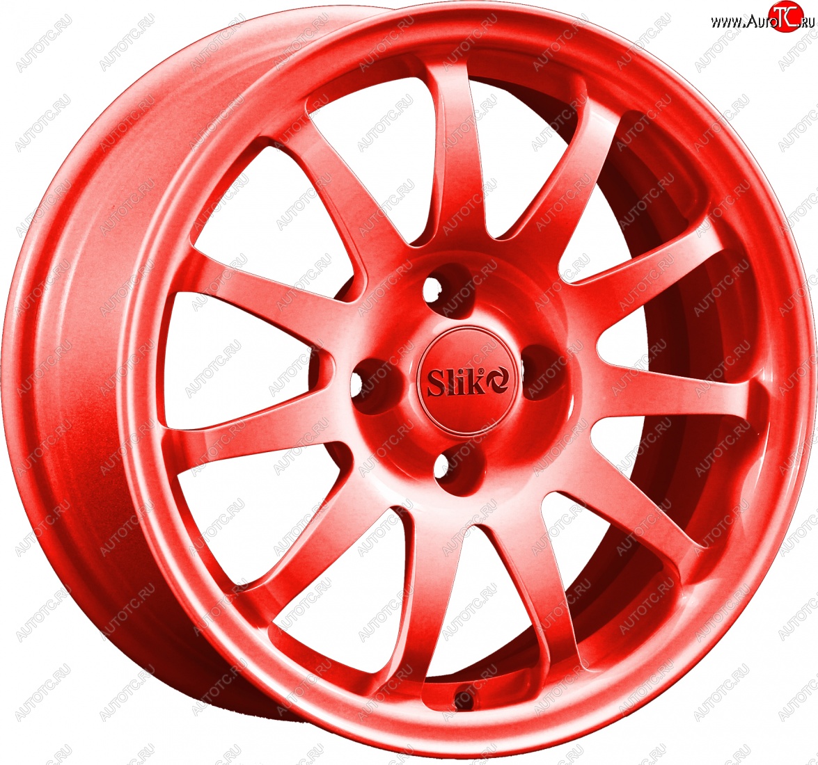 15 249 р. Кованый диск Slik Classik 6.5x15 (RAL 3026 ярко-алый)   (Цвет: RAL 3026 ярко-алый)  с доставкой в г. Воронеж