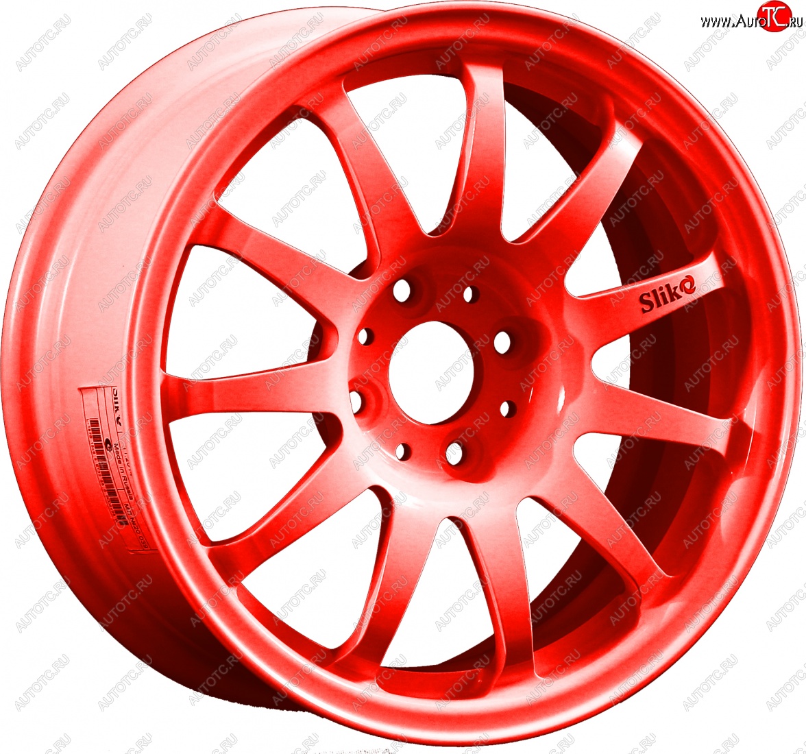 7 899 р. Кованый диск Slik Classik 6.5x15 (RAL 3026 ярко-алый)   (Цвет: RAL 3026 ярко-алый)  с доставкой в г. Воронеж