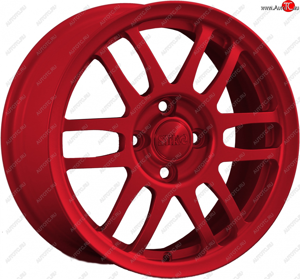 11 899 р. Кованый диск Slik Classik 6.5x15 (Красный)   (Цвет: Красный)  с доставкой в г. Воронеж