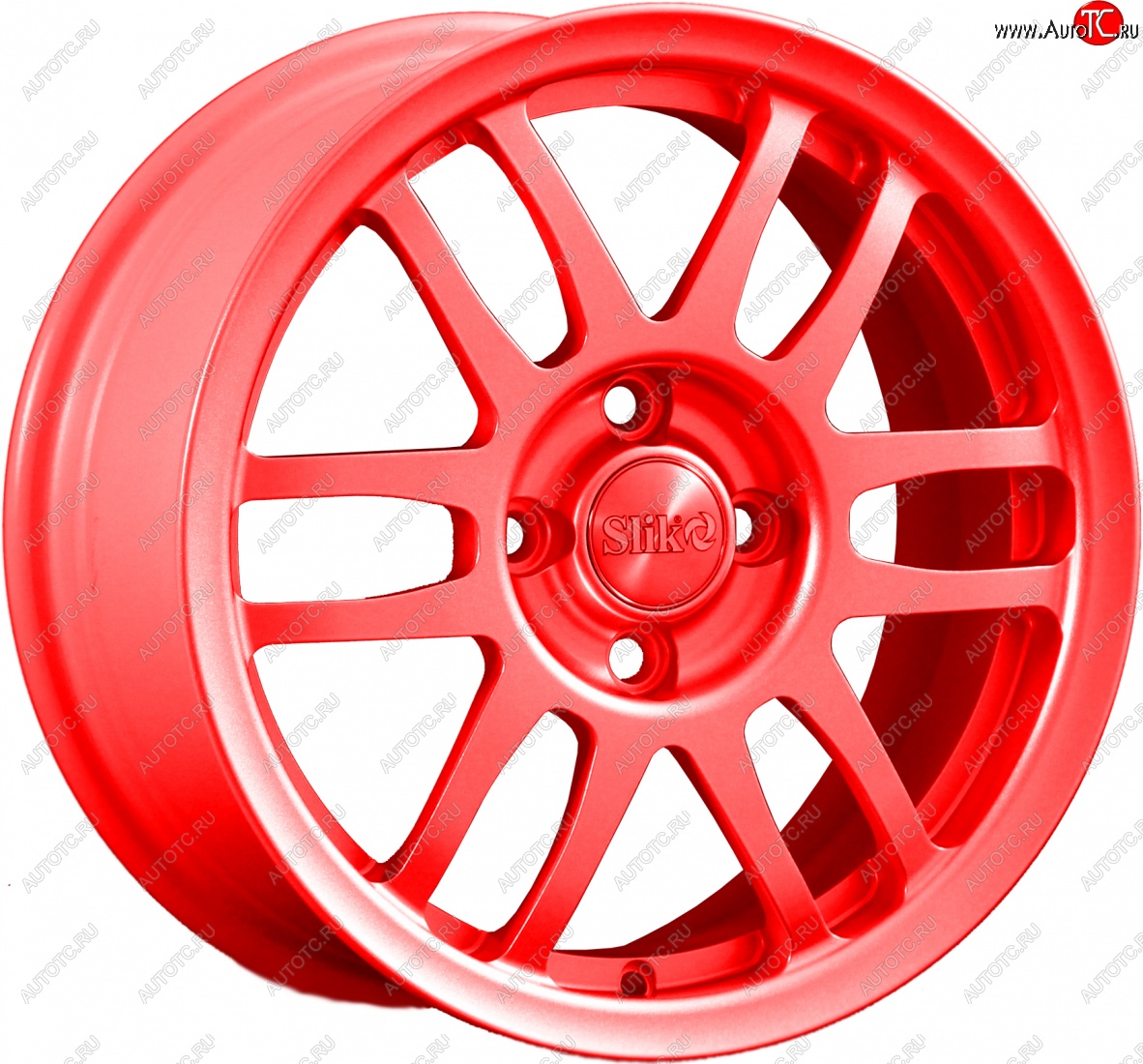 11 899 р. Кованый диск Slik Classik 6.5x15 (RAL 3026 ярко-алый)   (Цвет: RAL 3026 ярко-алый)  с доставкой в г. Воронеж