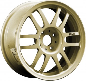 Кованый диск Slik Classik 6.5x15 (Металлик золотой) Alfa Romeo 156 932 дорестайлинг, седан (1996-2002) 4x98.0xDIA58.1xET38.0