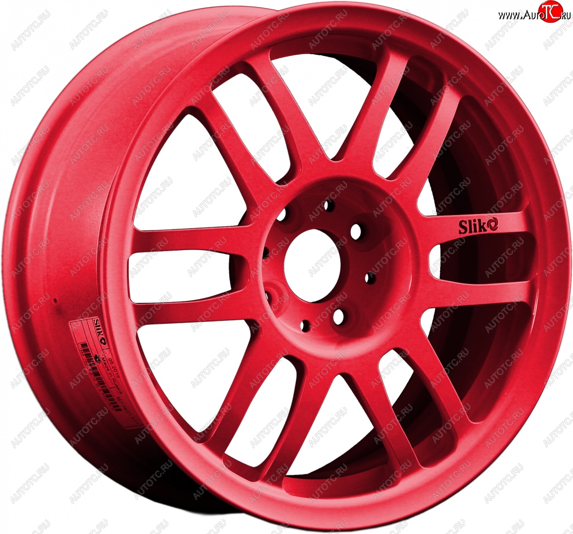 7 899 р. Кованый диск Slik Classik 6.5x15 (Candy красный)   (Цвет: Candy красный)  с доставкой в г. Воронеж