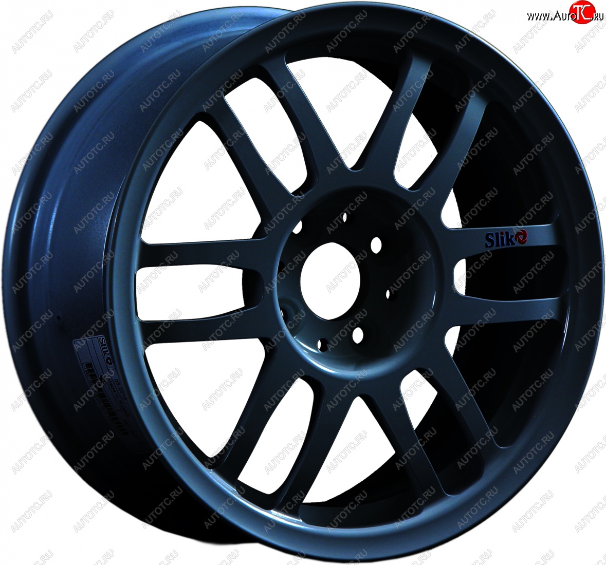 7 899 р. Кованый диск Slik Classik 6.5x15 (Черный глянцевый)   (Цвет: Черный глянцевый)  с доставкой в г. Воронеж
