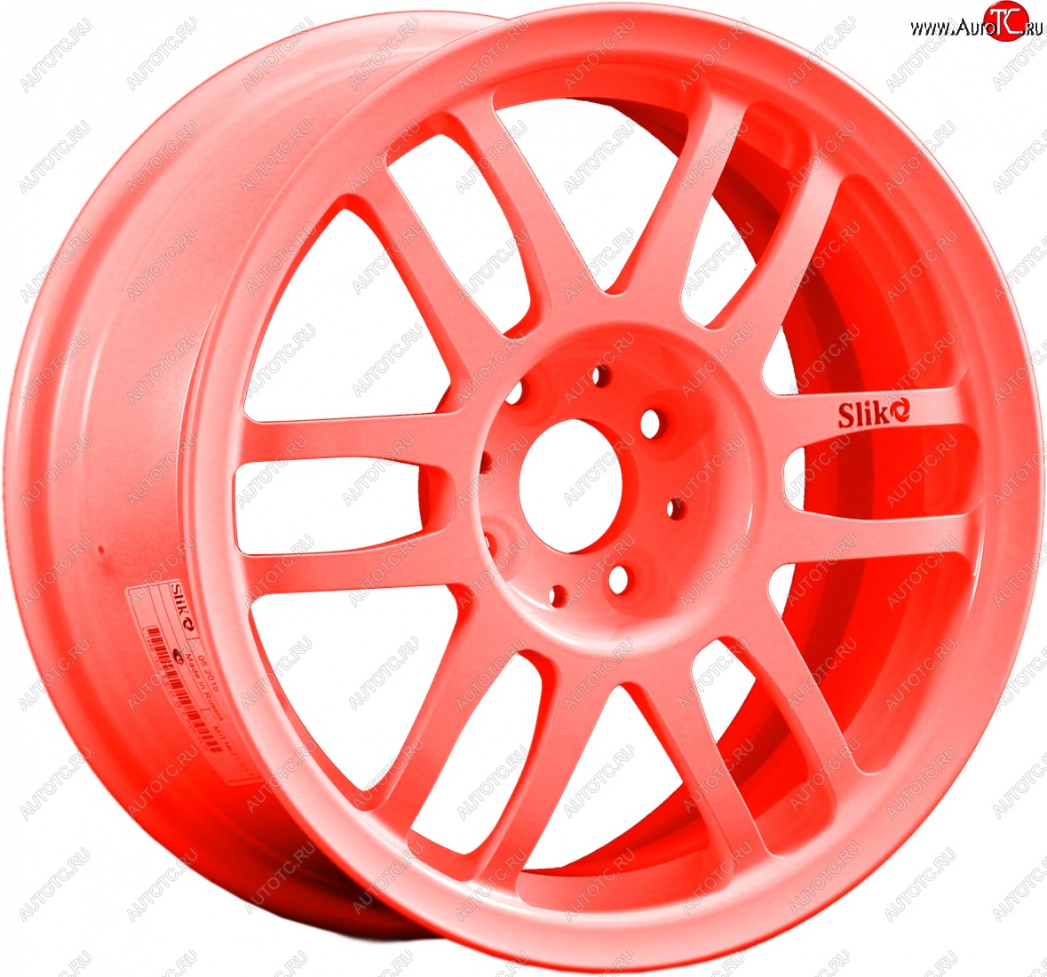 7 899 р. Кованый диск Slik Classik 6.5x15 (RAL 3026 ярко-алый)   (Цвет: RAL 3026 ярко-алый)  с доставкой в г. Воронеж