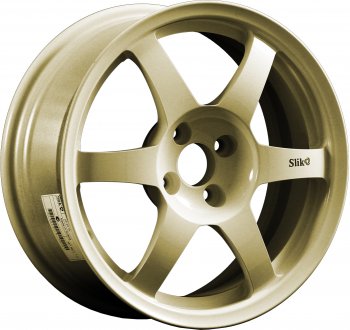 Кованый диск Slik Classik 6.5x16 (Металлик золотой) Alfa Romeo 156 932 2 рестайлинг, седан (2003-2007) 5x98.0xDIA58.1xET38.0